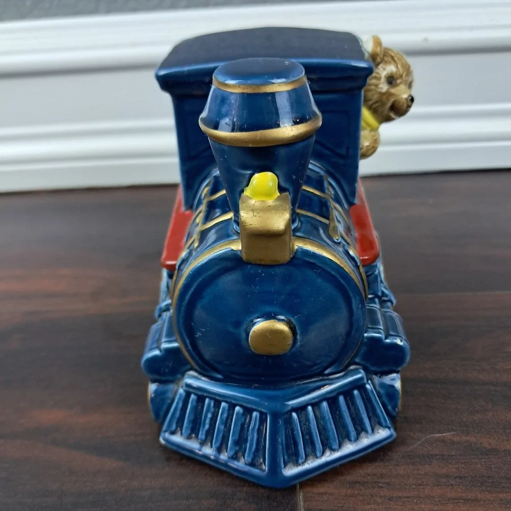 OTAGIRI Musical Train Figurine Teddy Bear 475 Plays‎ Im Sitting on Top of World